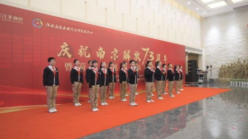 慶祝南京解放73周年 南京江北新區(qū)成立荷波志愿服務(wù)隊